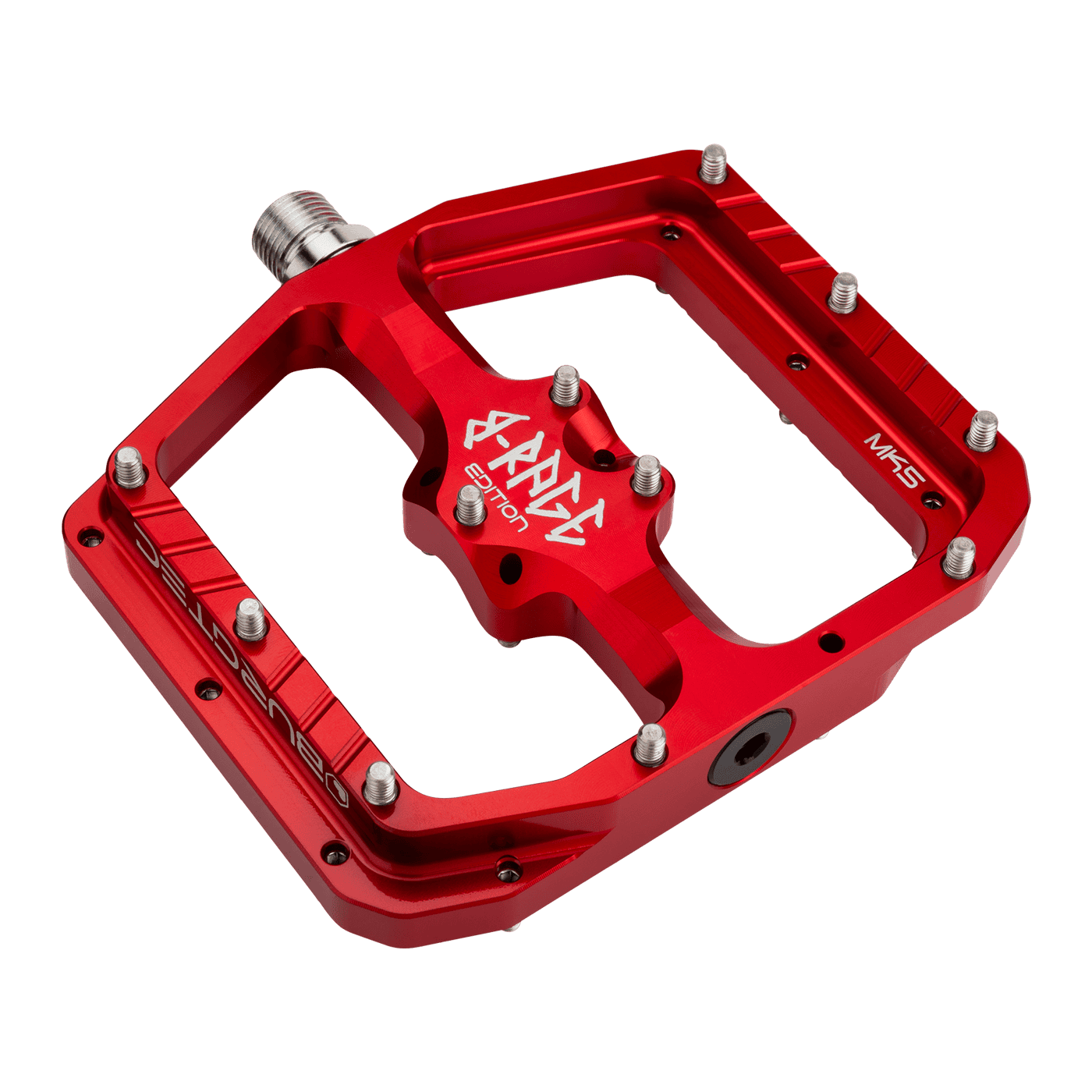 BURGTEC PENTHOUSE FLAT MK5 B-RAGE EDITION fladpedaler Rød
