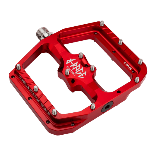 BURGTEC PENTHOUSE FLAT MK5 B-RAGE EDITION fladpedaler Rød
