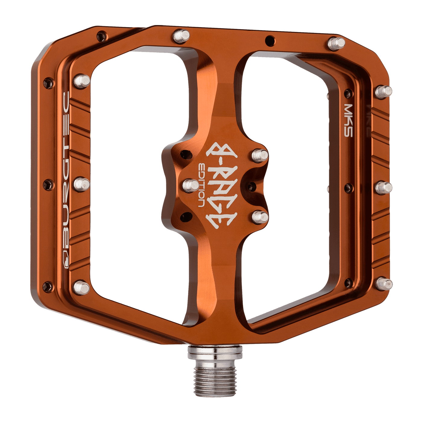 BURGTEC PENTHOUSE FLAT MK5 B-RAGE EDITION Kash Bronze flade pedaler