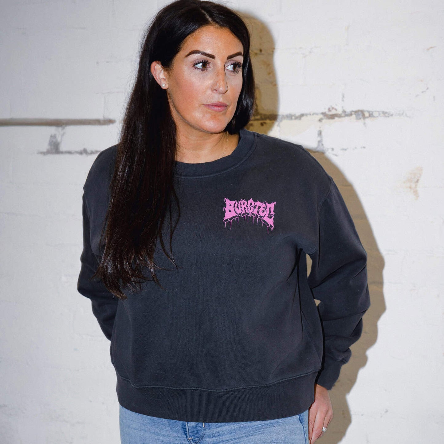 BURGTEC WOMEN'S ROLL WITH US FADED sweatshirt