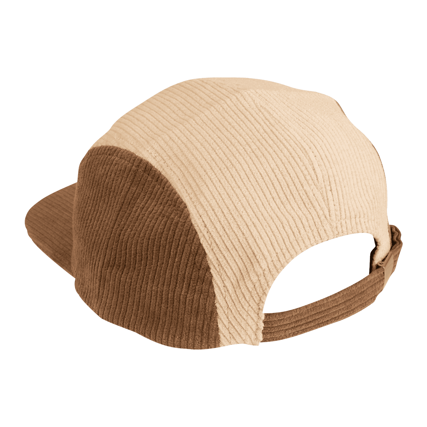 BURGTEC BANDIT CORDUROY FIVE PANEL Cap Beige/Brun