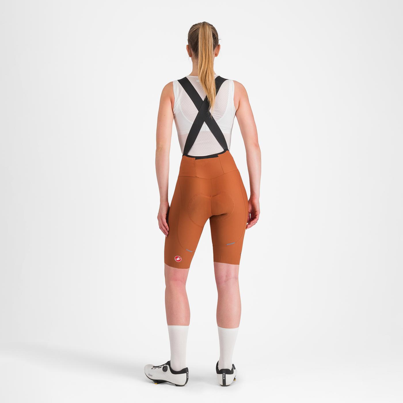 CASTELLI ESPRESSO W DT Bib Tight til kvinder, brun