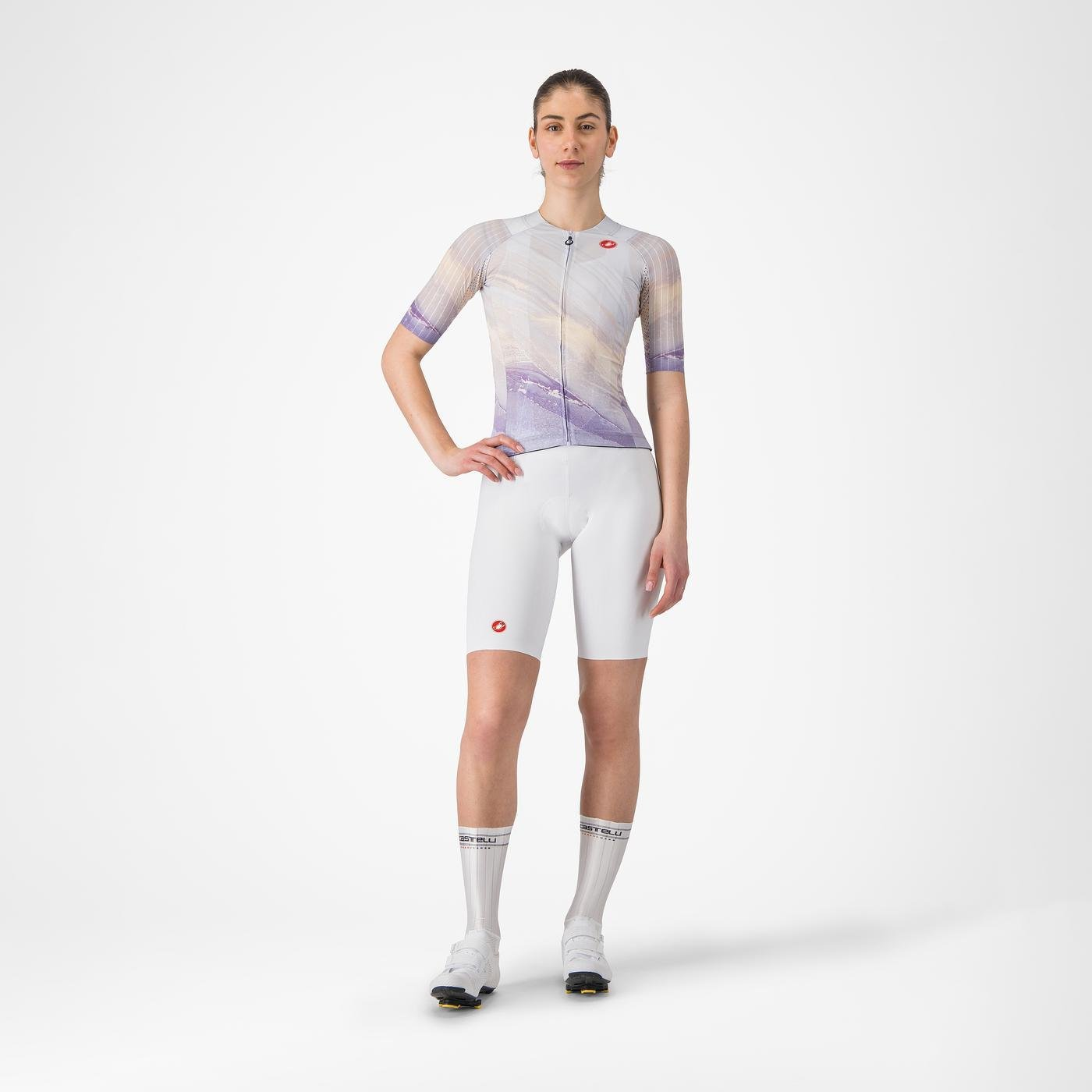 CASTELLI FREE AERO RACE S Bib Tight til kvinder Hvid