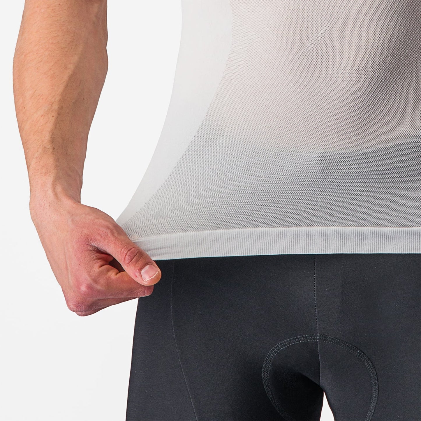 CASTELLI CORE SEAMLESS kortærmet undertøj Hvid