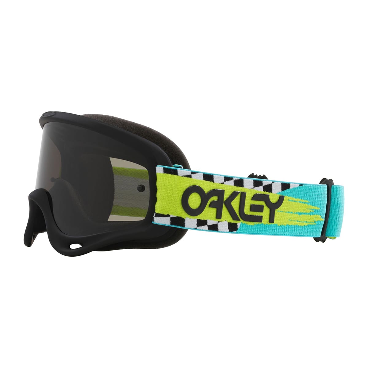 OAKLEY O Frame MX Teal Checks mørkegrå beskyttelsesbriller OO7029-83