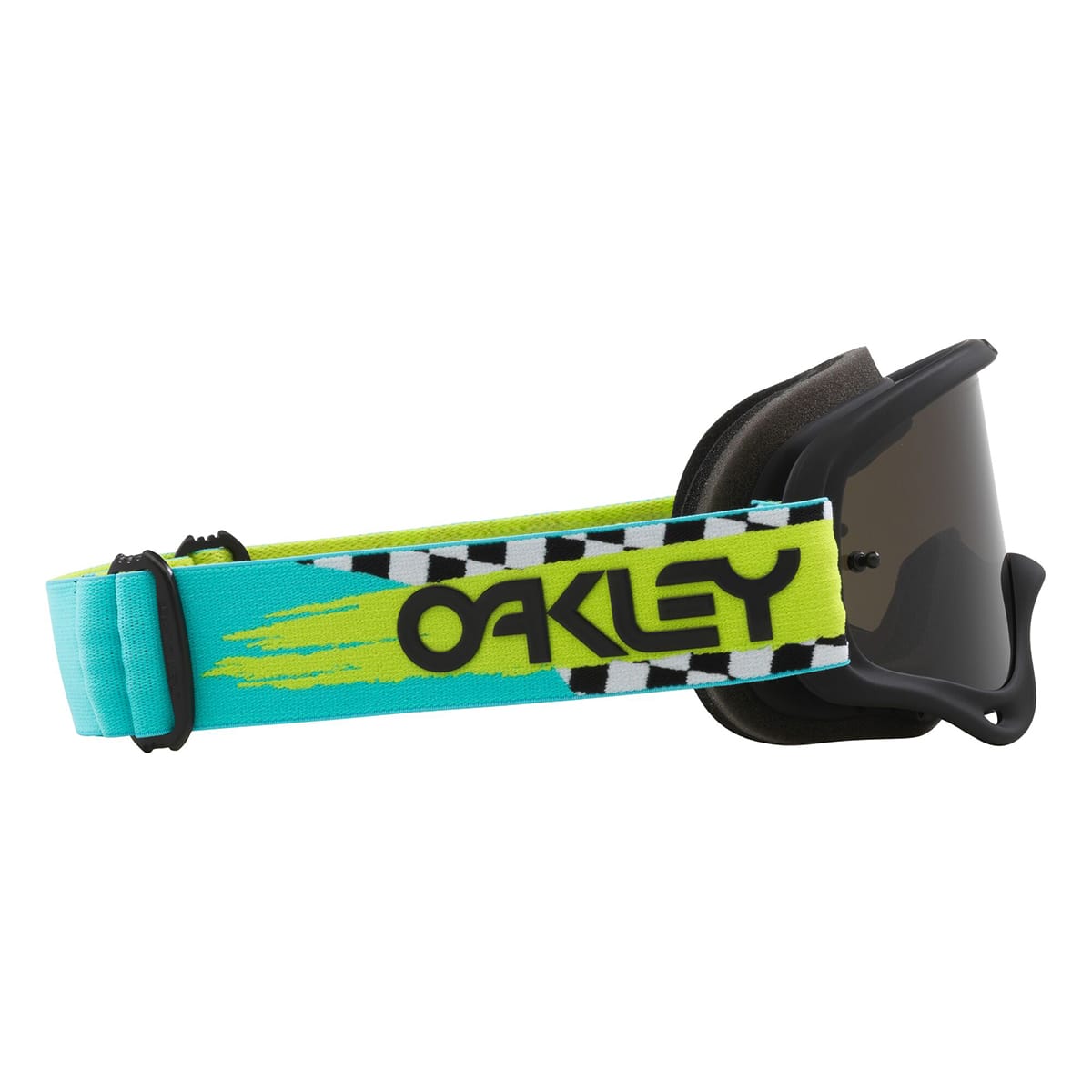 OAKLEY O Frame MX Teal Checks mørkegrå beskyttelsesbriller OO7029-83