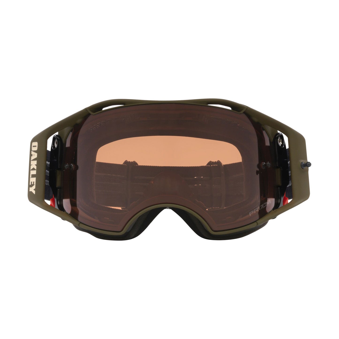 OAKLEY AIRBRAKE MTB Dark Brush Camo ansigtsmaske Prizm Mx Bronze