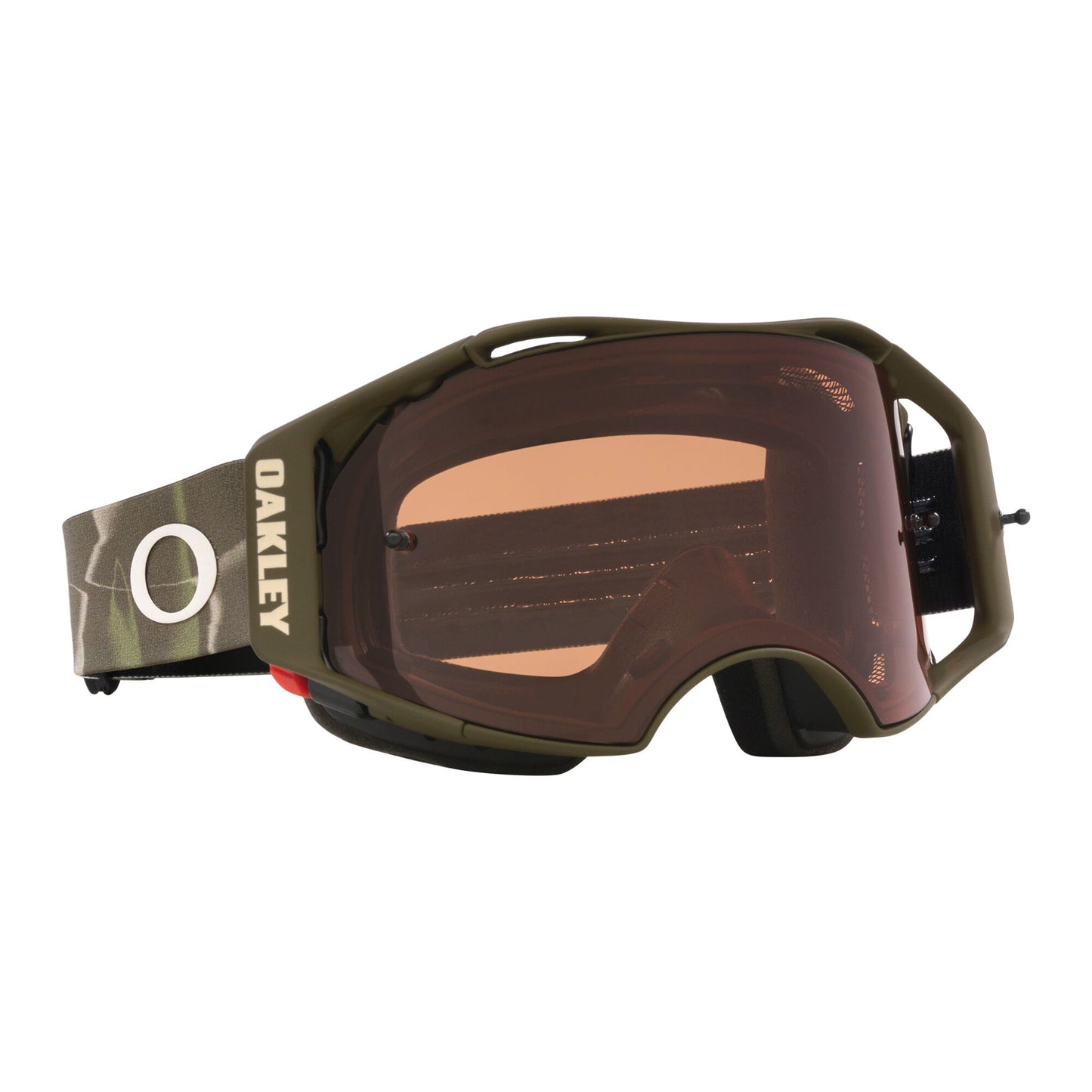 OAKLEY AIRBRAKE MTB Dark Brush Camo ansigtsmaske Prizm Mx Bronze
