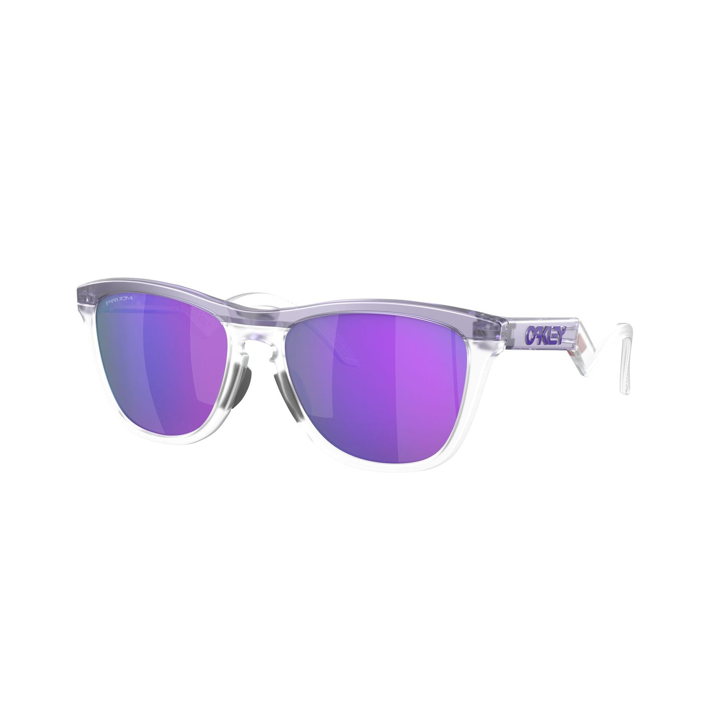 Glasses OAKLEY FROGSKINS HYBRID Matte Trans lilac/clear Prizm Violet