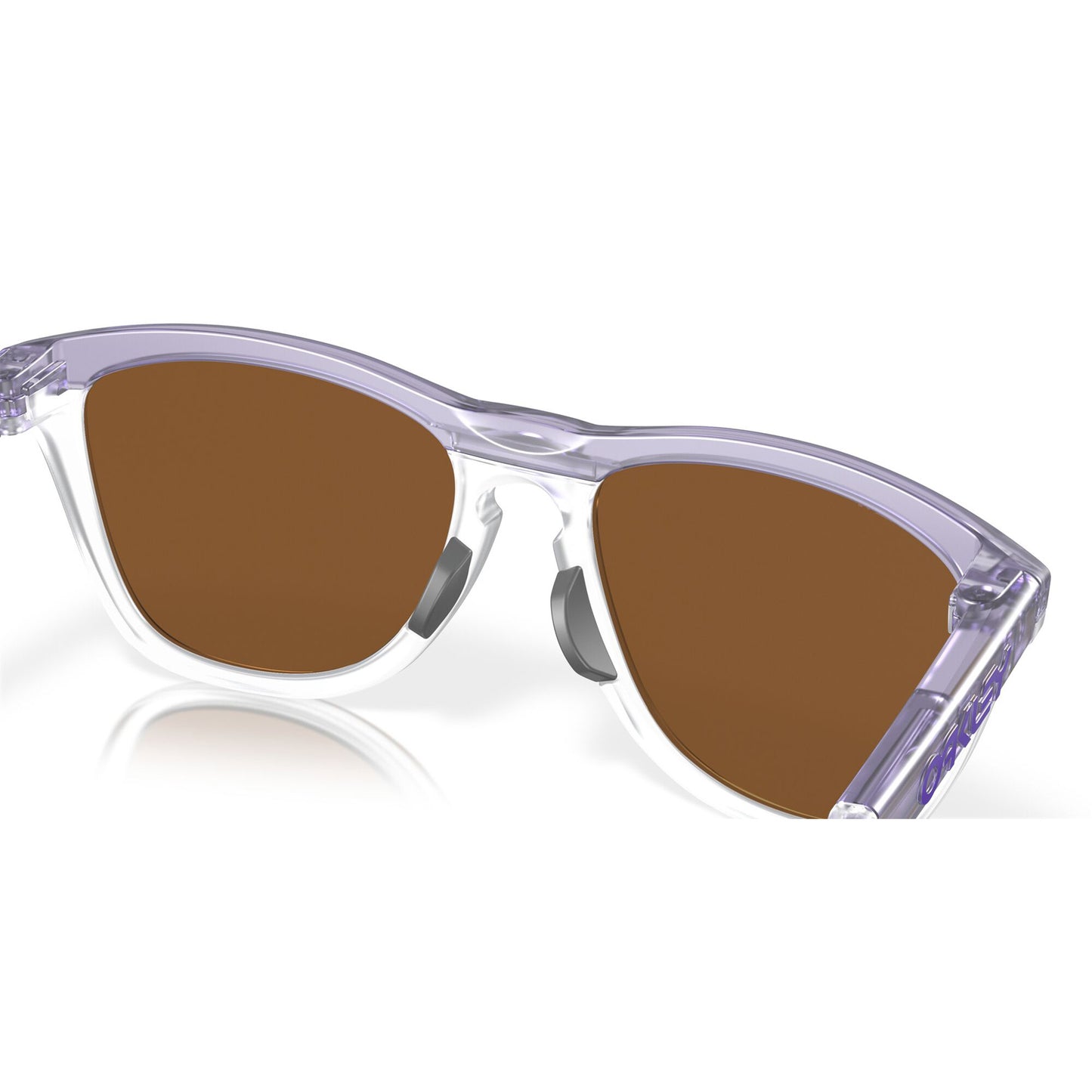 Glasses OAKLEY FROGSKINS HYBRID Matte Trans lilac/clear Prizm Violet