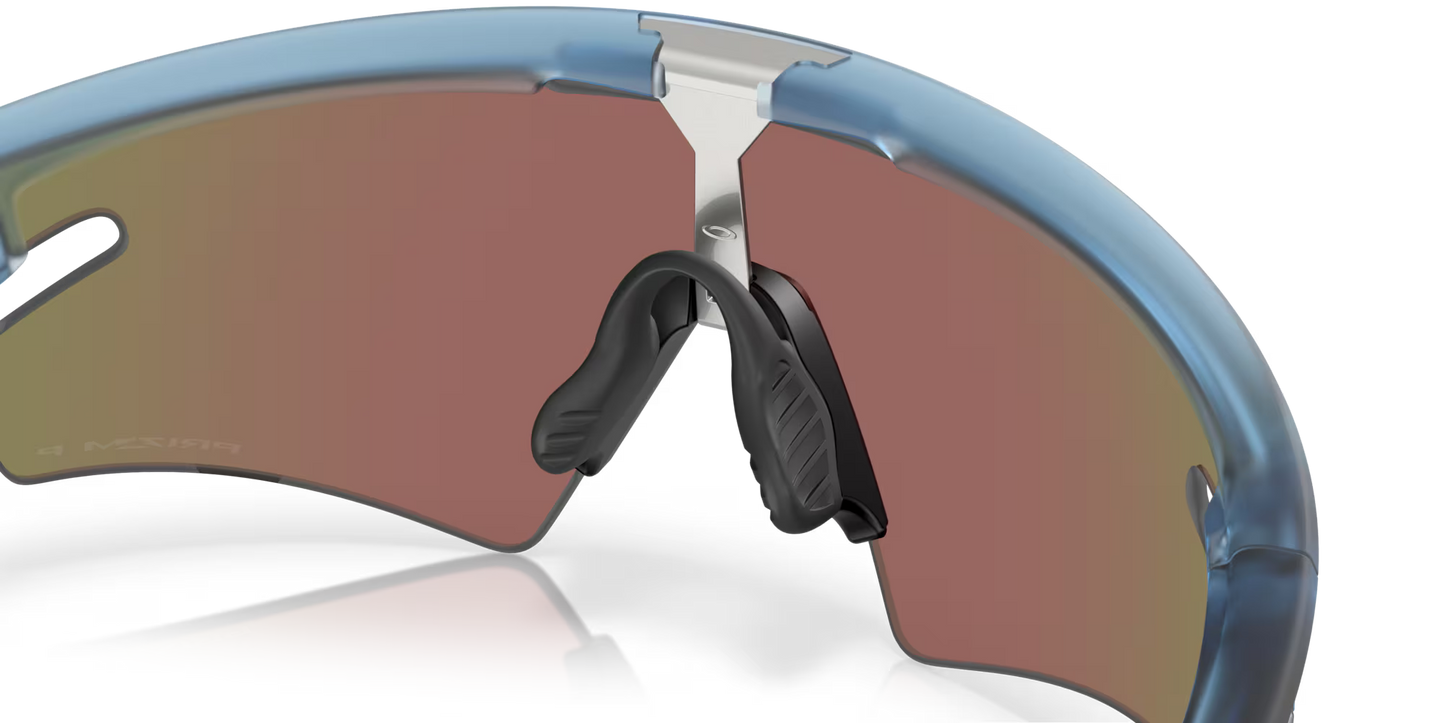 OAKLEY SPHAERA SLASH Matt Transparent Stone Glasses Prizm Sapphire Pol Lens