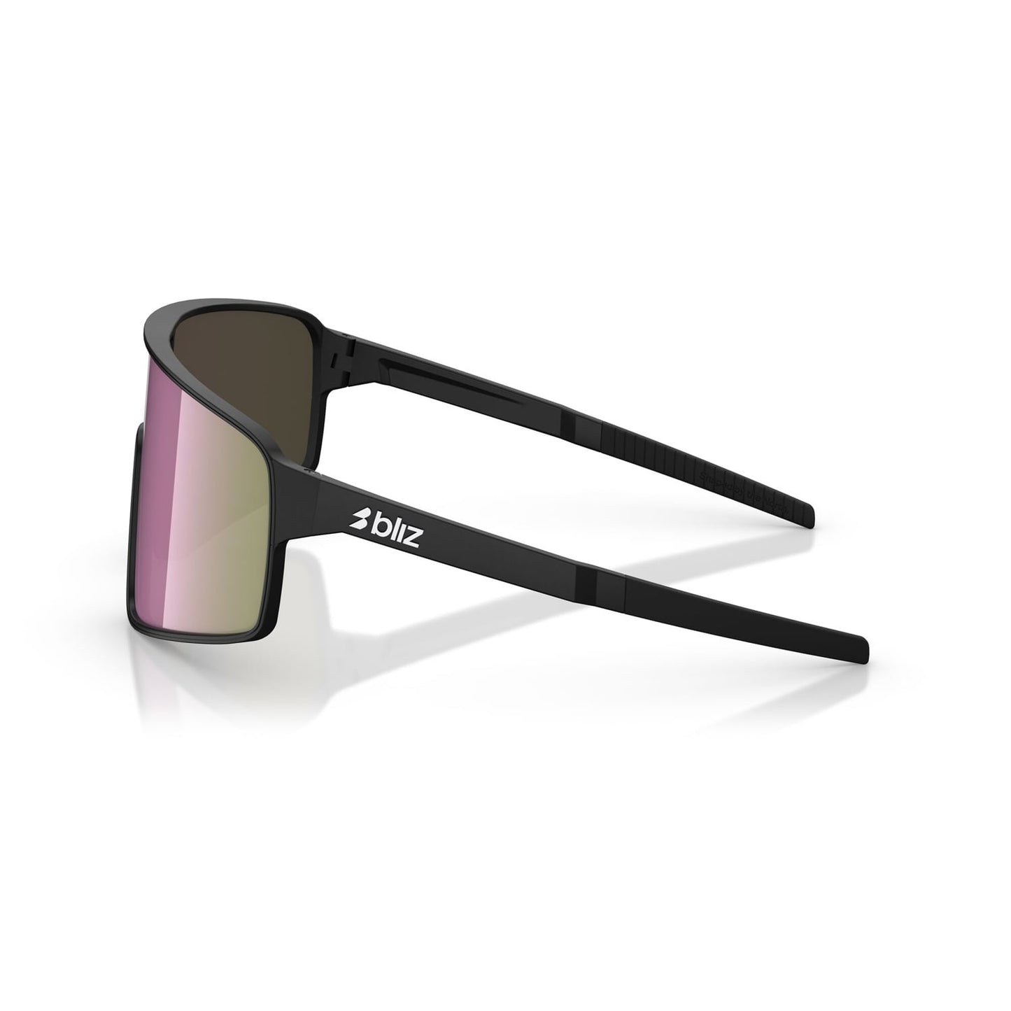 BLIZ P001 S Black Matt Frame Brown Pink Multicolour Goggles