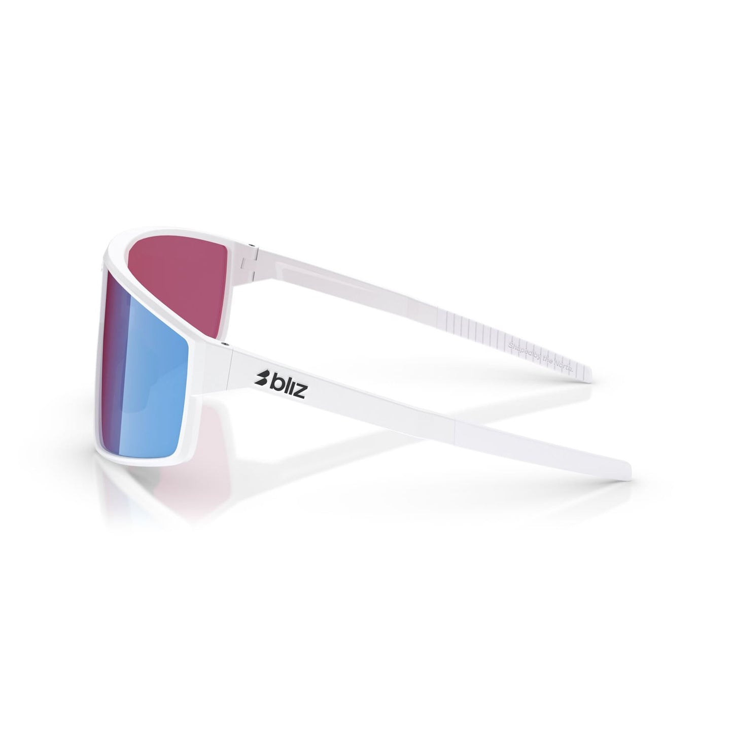 Briller BLIZ P002 Hvid skærm Pink Violet Blue Mirror