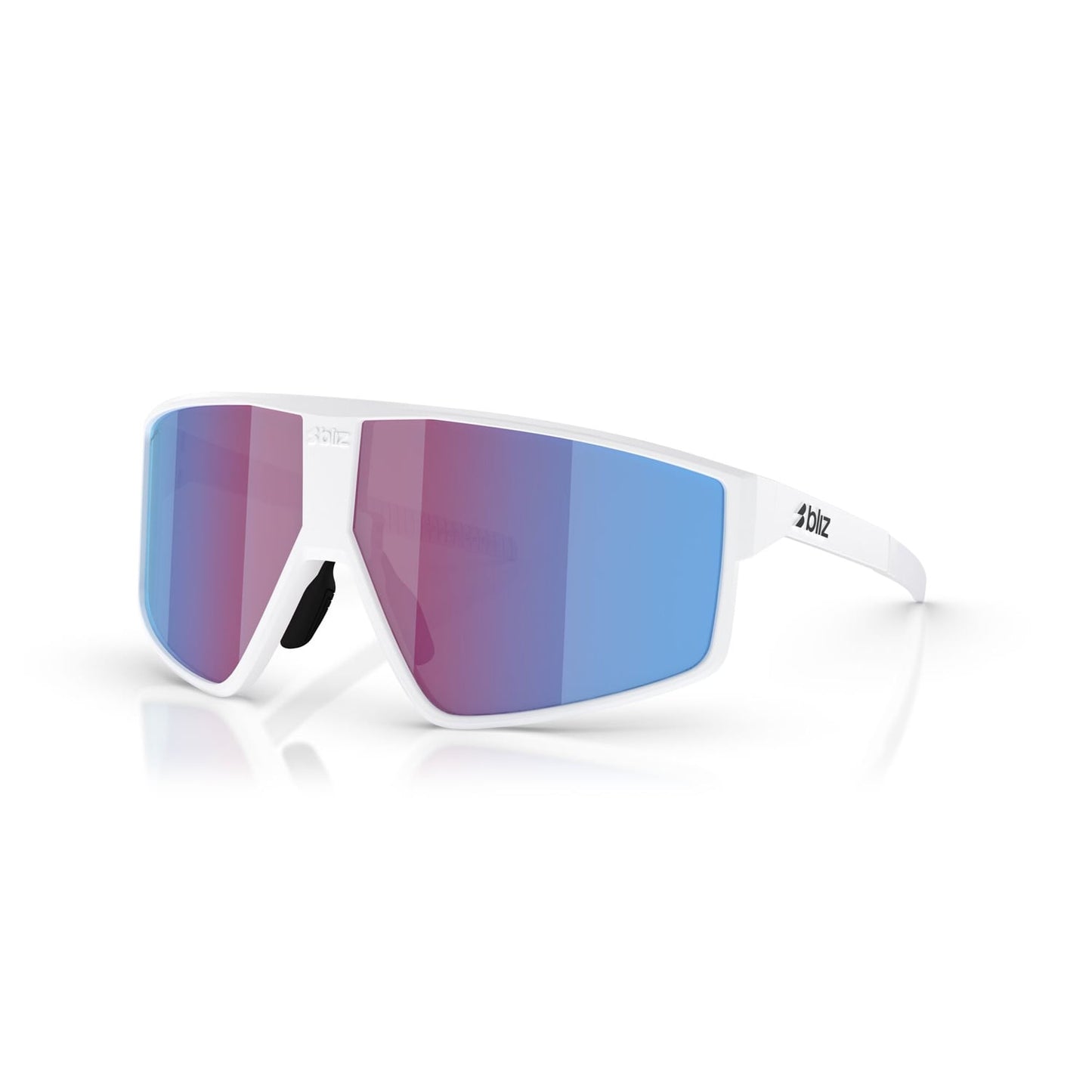 Briller BLIZ P002 Hvid skærm Pink Violet Blue Mirror