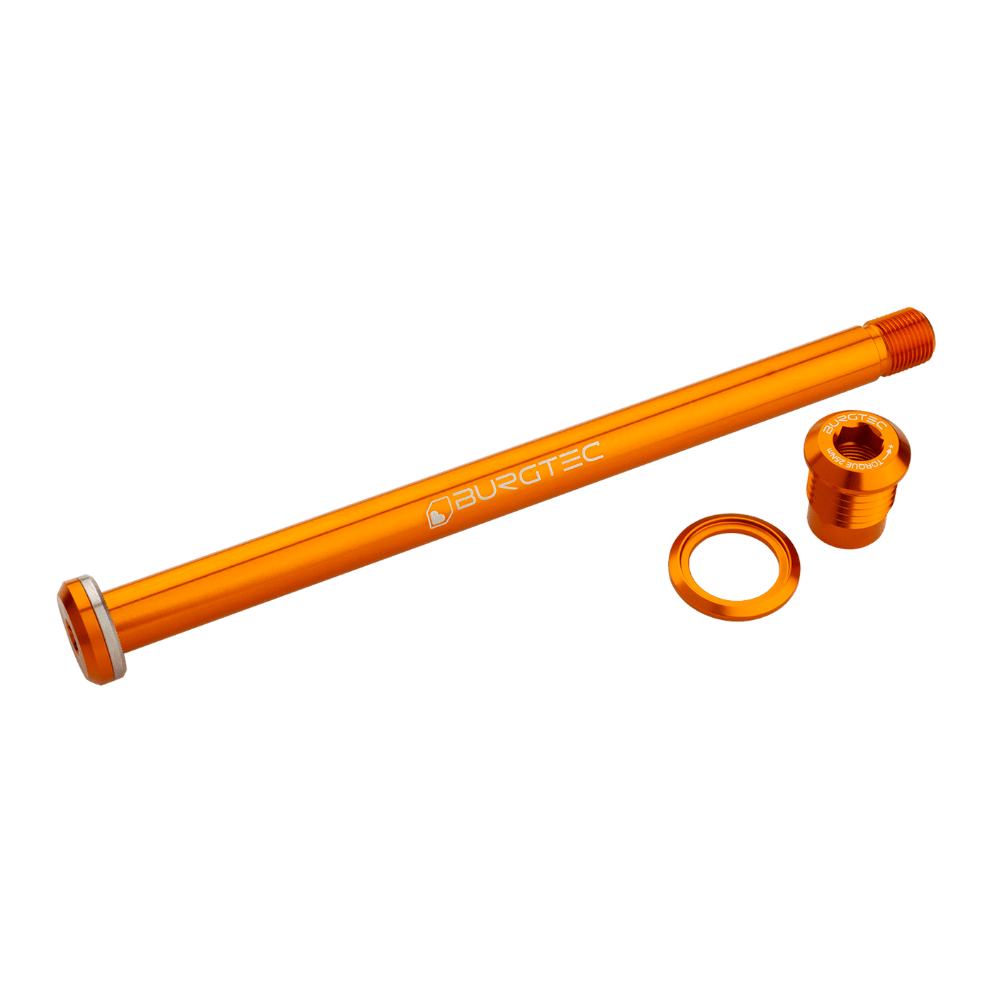 BURGTEC 174mm Rear Wheel Axle for Yeti Orange Frame