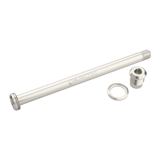 BURGTEC baghjulsaksel 174 mm til Yeti Frame Silver