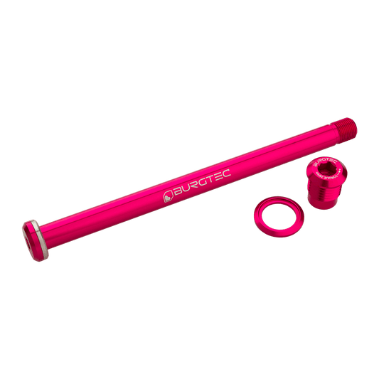 BURGTEC 174 mm baghjulsaksel til Yeti Frame Pink