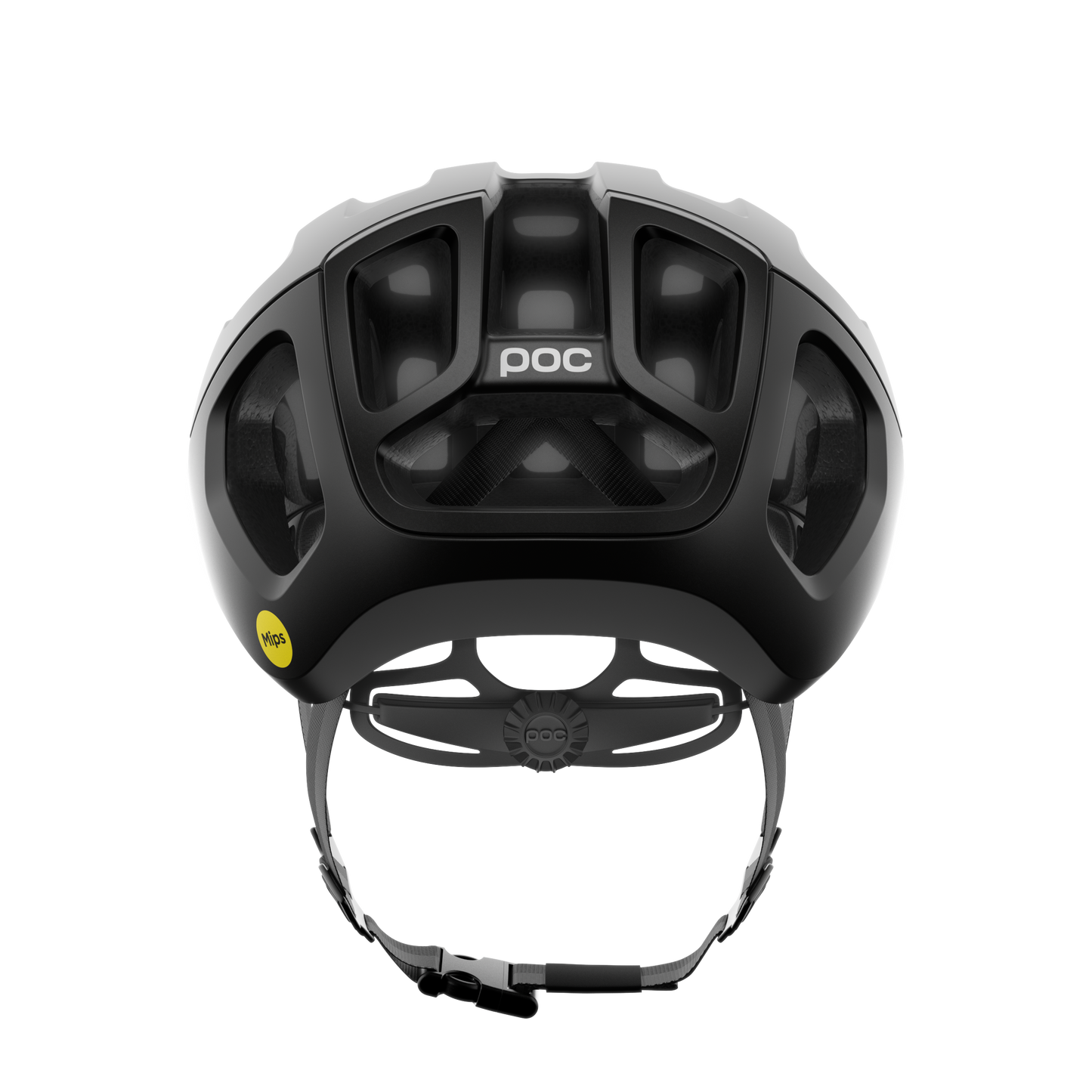 POC VENTRAL TEMPUS MIPS landevejshjelm Sort mat