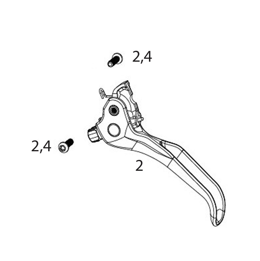 SRAM MAVEN ULTIMATE B1 enkelt bremsegreb