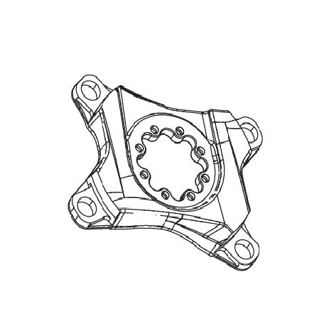SRAM FORCE/RED 4 eger 107 mm kranksæt stjerne