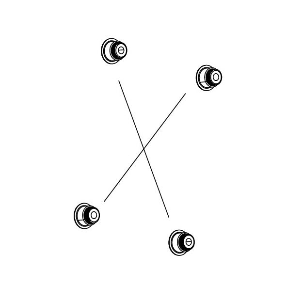 SRAM RIVAL 1x/2x Screw Kit for Chainrings 94/107BCD