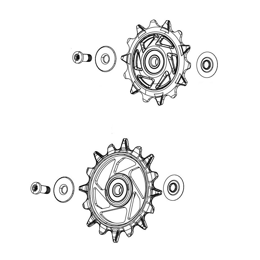 SRAM XX-SL T-TYPE EAGLE AXS / RED XPLR E1 12 speed bagskifterbure