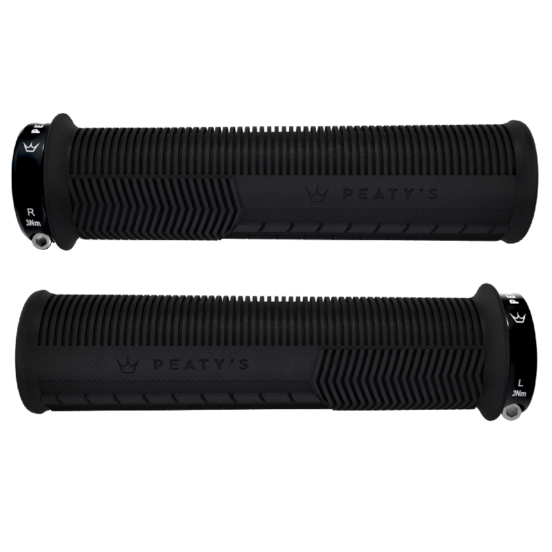 PEATY'S MONARCH MUSHROOM Grips Black