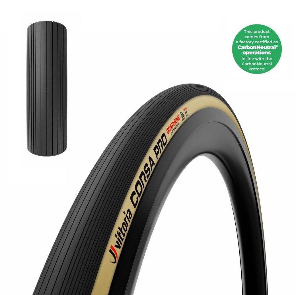 VITTORIA CORSA PRO WIDE Graphene G2.0 700c Tubeless Ready Beige dæk