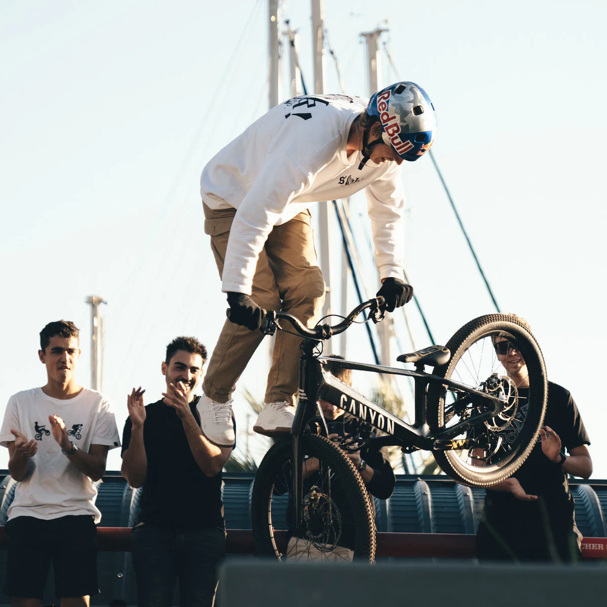CRANKBROTHERS STAMP STREET FABIO WIBMER FLAT Hvid MTB-sko
