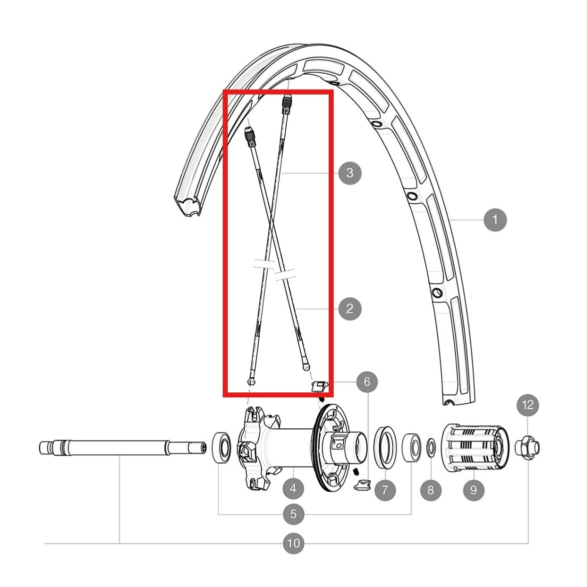 SÆT 10 MAVIC SHB M7/7 AL BK 275 BAGESTE EGER