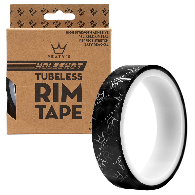 PEATY'S HOLESHOT RIM TAPE Tubeless selvklæbende fælgbånd (10 m)