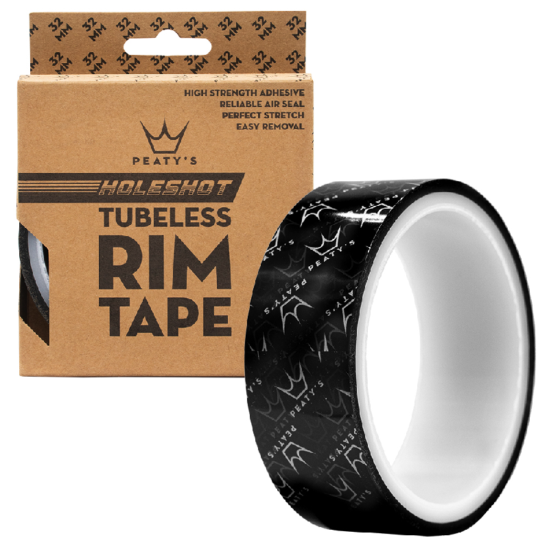 PEATY'S HOLESHOT RIM TAPE Tubeless selvklæbende fælgbånd (10 m)