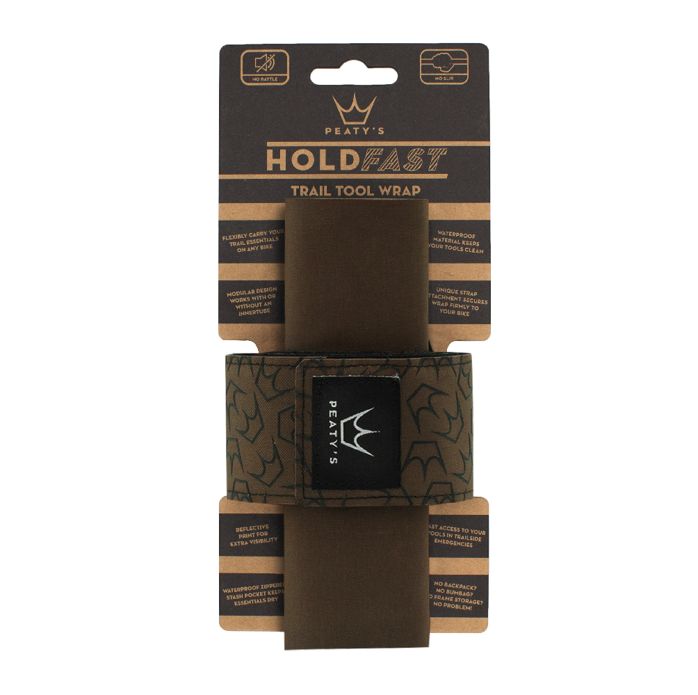 PEATY'S HOLDFAST TRAIL TOOL Pouch Brun