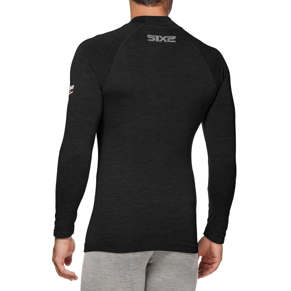 Underwear SIXS TS3 MERINOS Long Sleeve Black