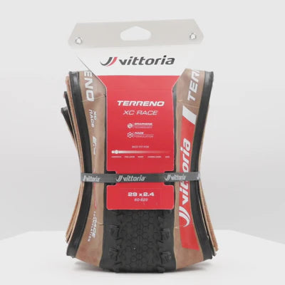 VITTORIA TERRENO XC RACE 29x2.4 Graphene/Silica Tubeless Ready Soft Beige tire