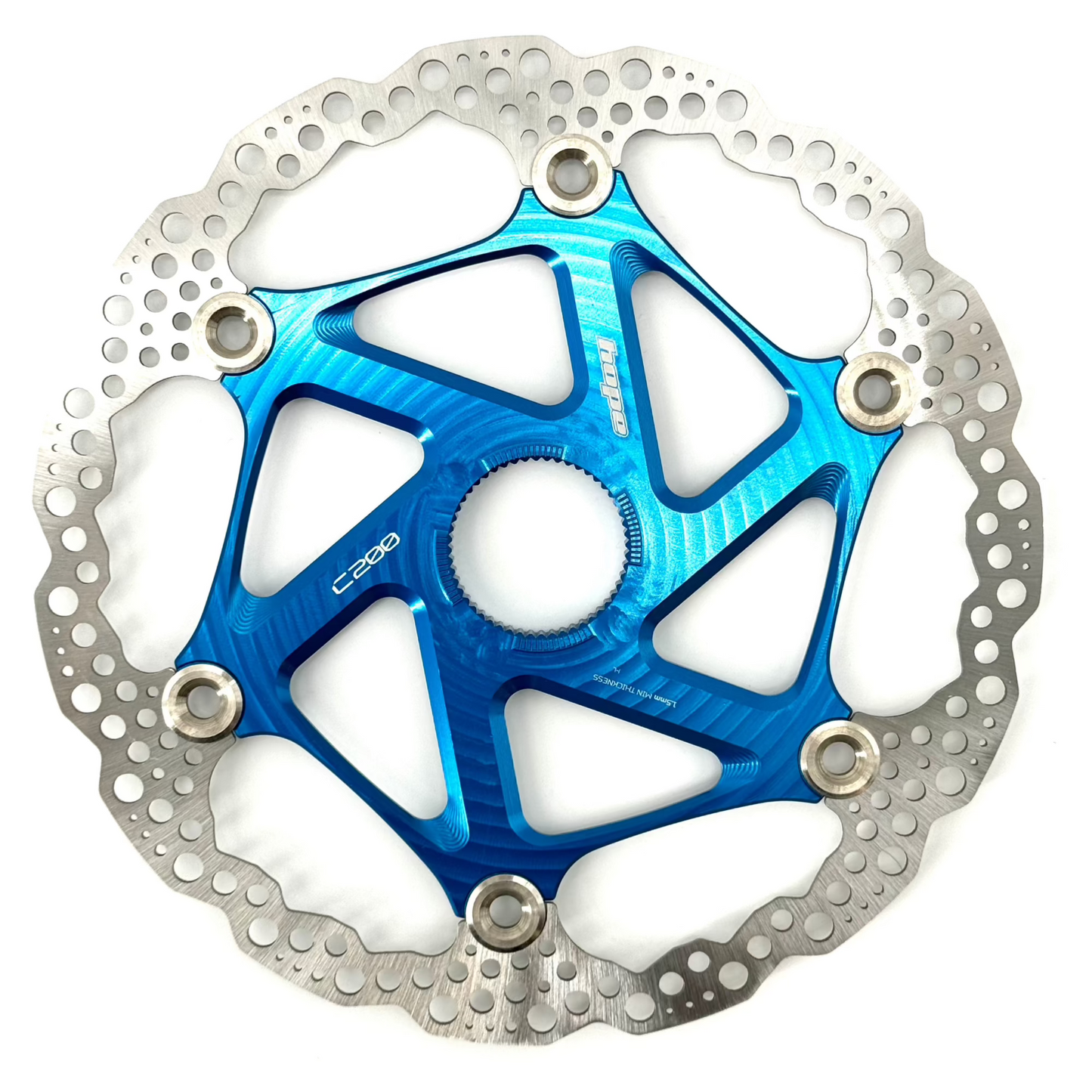 HOPE Center Lock Flydende Skive Blå