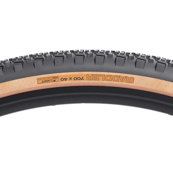 WTB RADDLER TCS LIGHT 700x40c Tubeless Ready Beige dæk