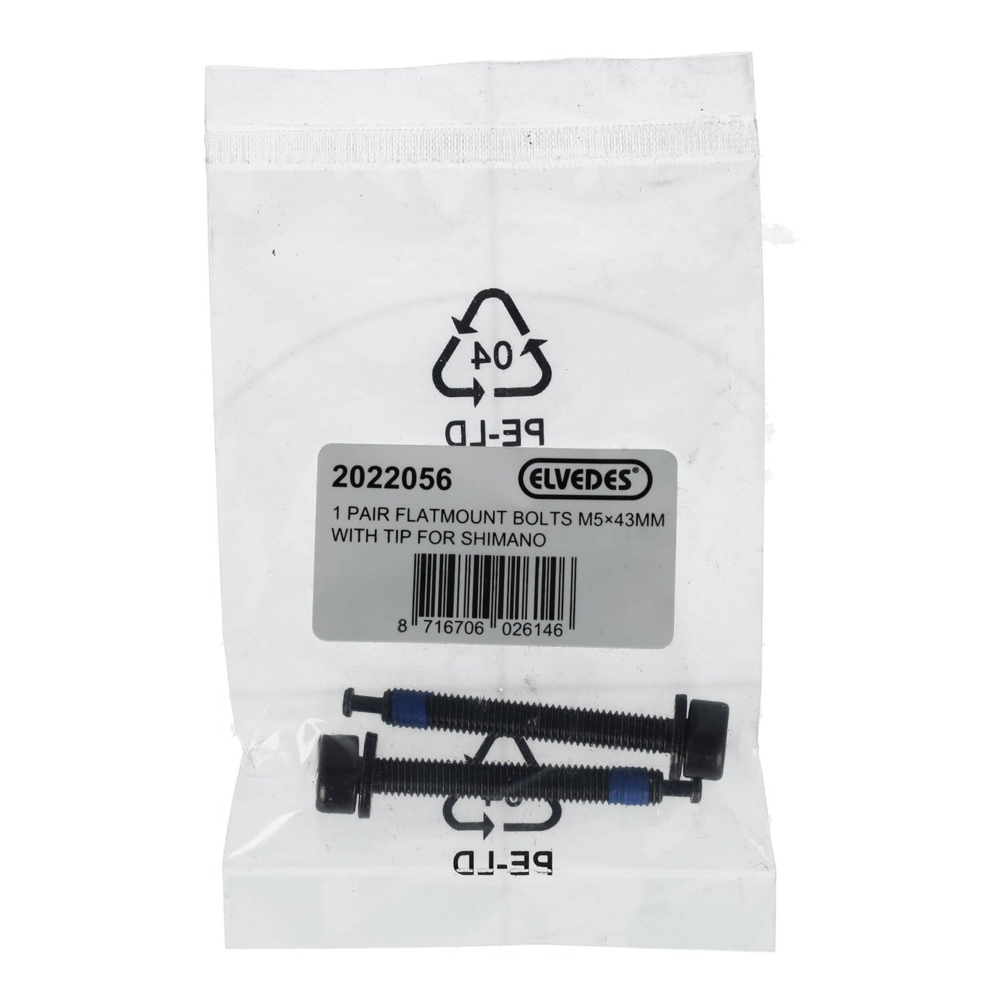 ELVEDES FM Shimano M5x43 Type C monteringsskrue til bageste caliper