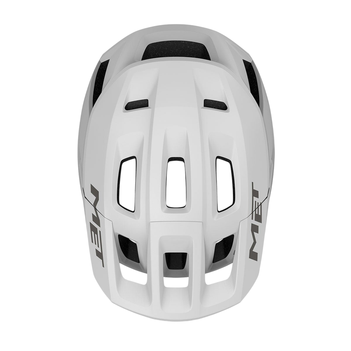 MET TERRAE MIPS MTB-hjelm mat hvid