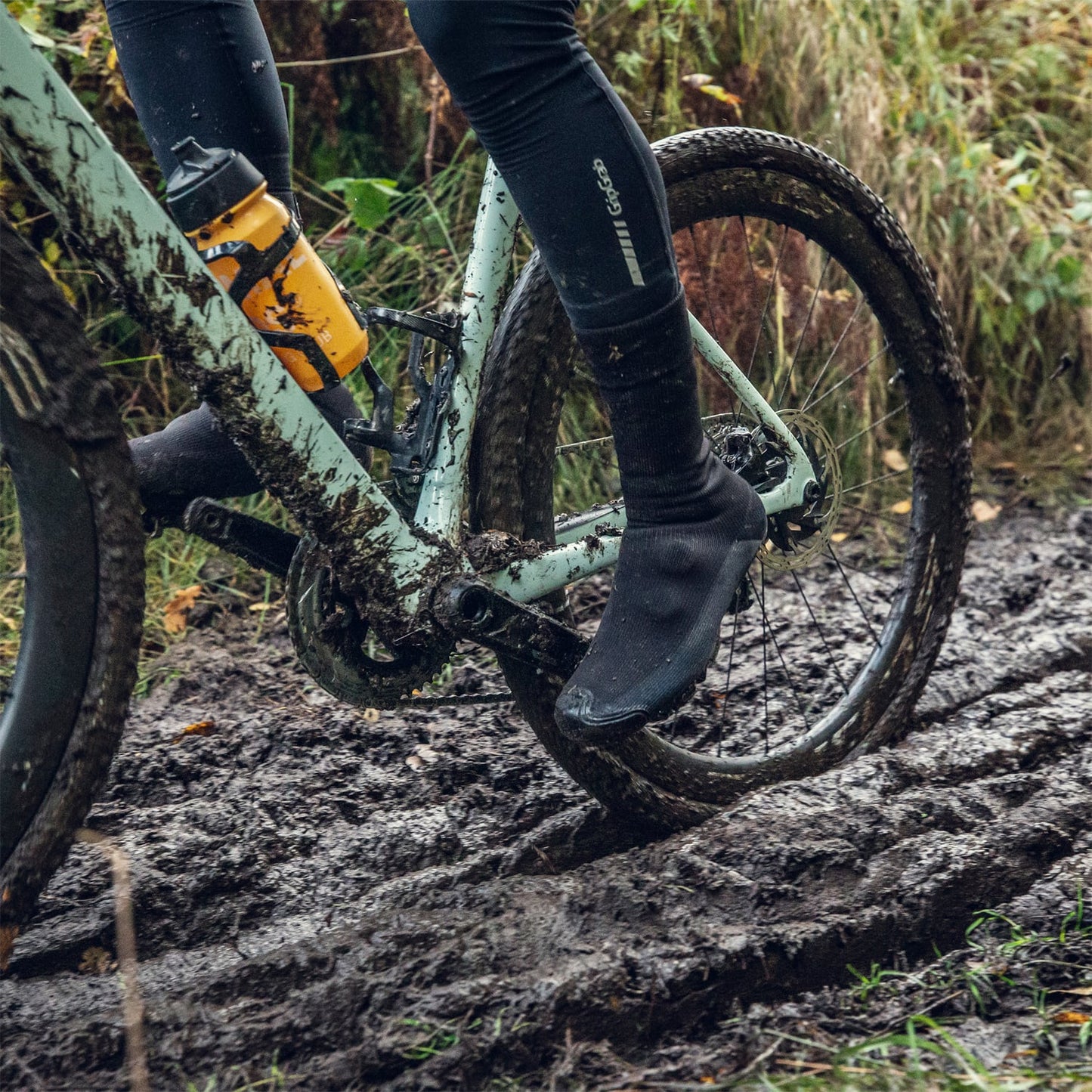 Støvleovertræk GRIPGRAB EXPLORER WATRPROOF GRAVEL Sort