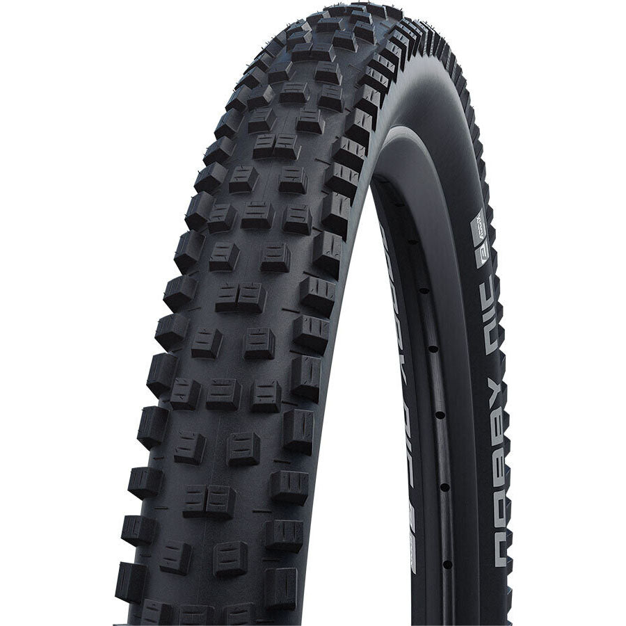 SCHWALBE NOBBY NIC 27.5X2.40 ADDIX PERFORMANCE Tubetype Soft Black-dæk