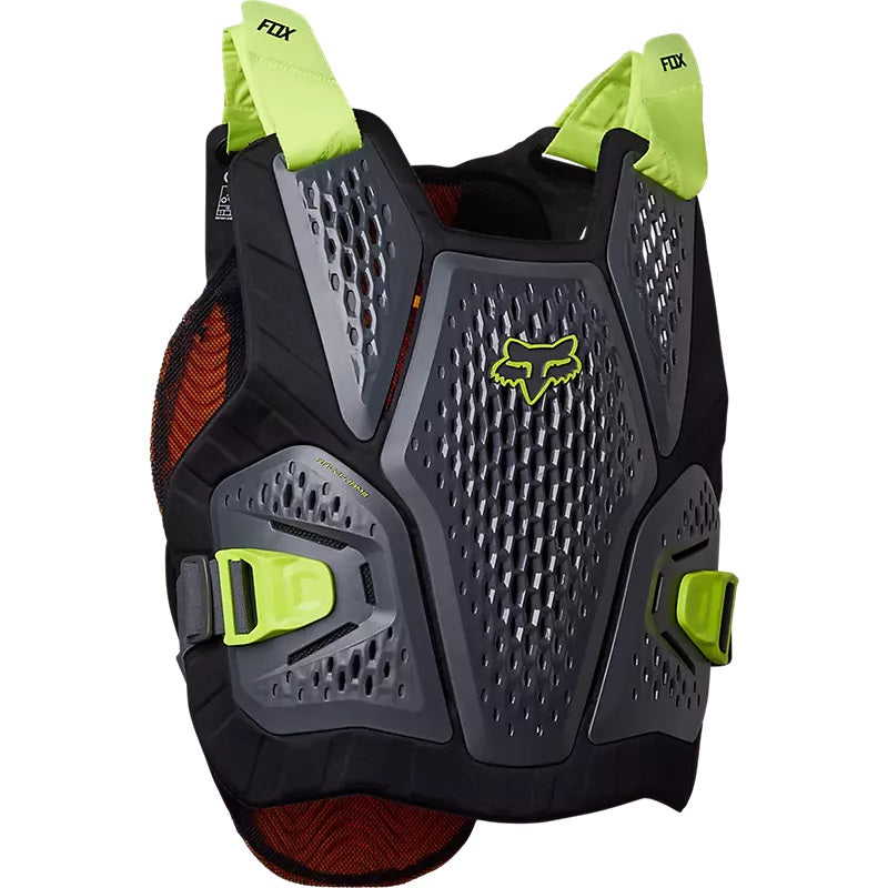 FOX RACEFRAME IMPACT SB D3O Beskyttende hagesmæk Sort/gul