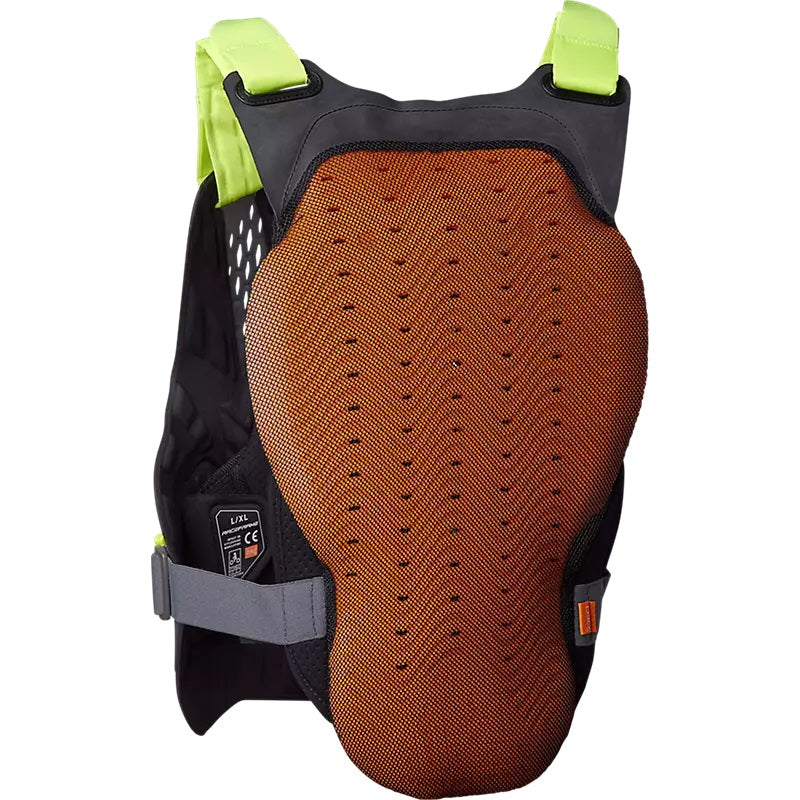 FOX RACEFRAME IMPACT SB D3O Beskyttende hagesmæk Sort/gul
