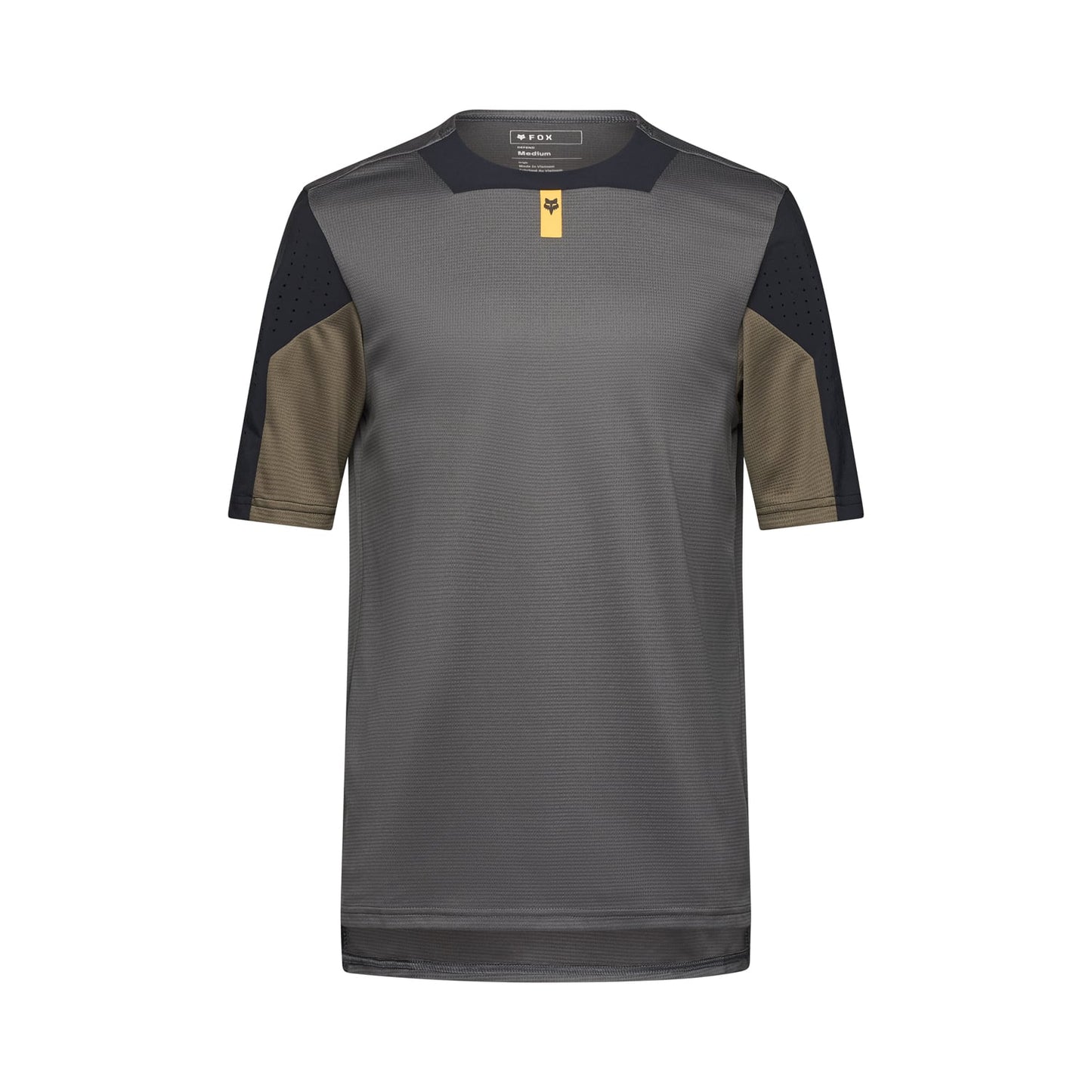 FOX DEFEND Kortærmet Jersey Sort 2025