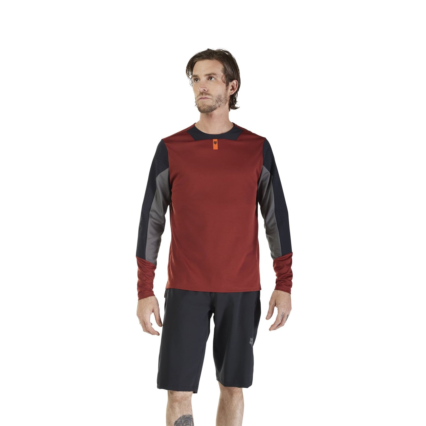 FOX DEFEND Long Sleeve Jersey Bordeaux 2025
