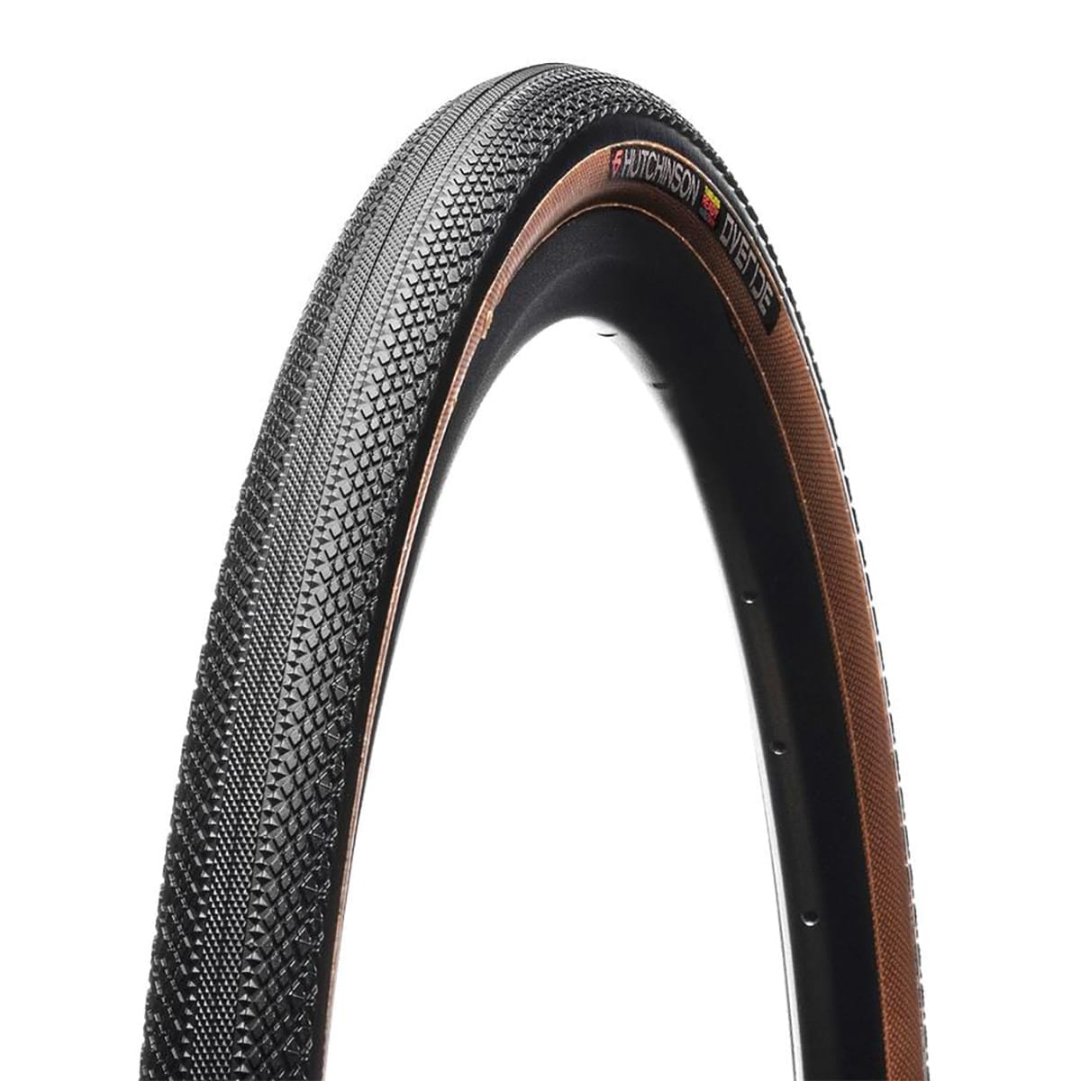 HUTCHINSON OVERIDE 700x40c Forstærket Tubeless Ready Beige dæk