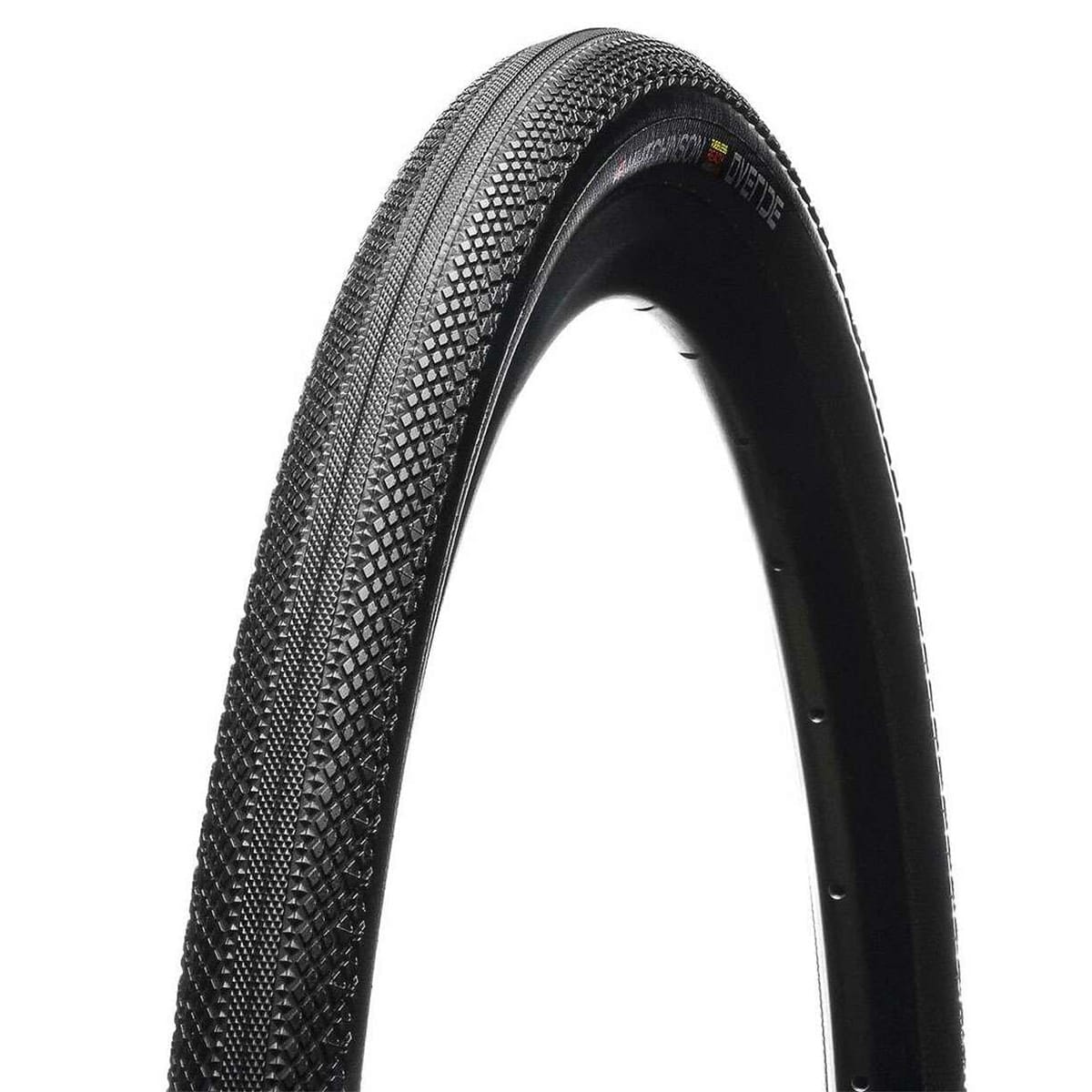 HUTCHINSON OVERIDE 700x35c Forstærket Tubeless Ready Sort dæk