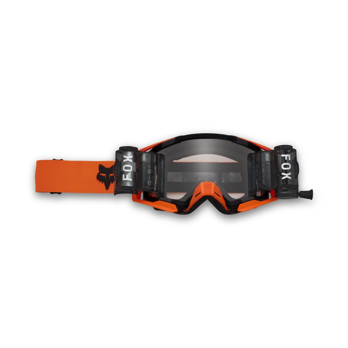 FOX AIRSPACE ENDURO ROLL OFF Maske Orange 2025