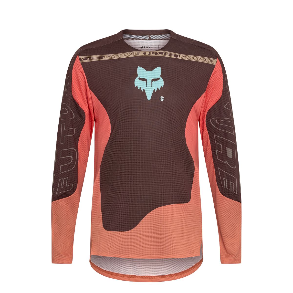 FOX FLEXAIR ELEVATED Langærmet Jersey Brun/Orange