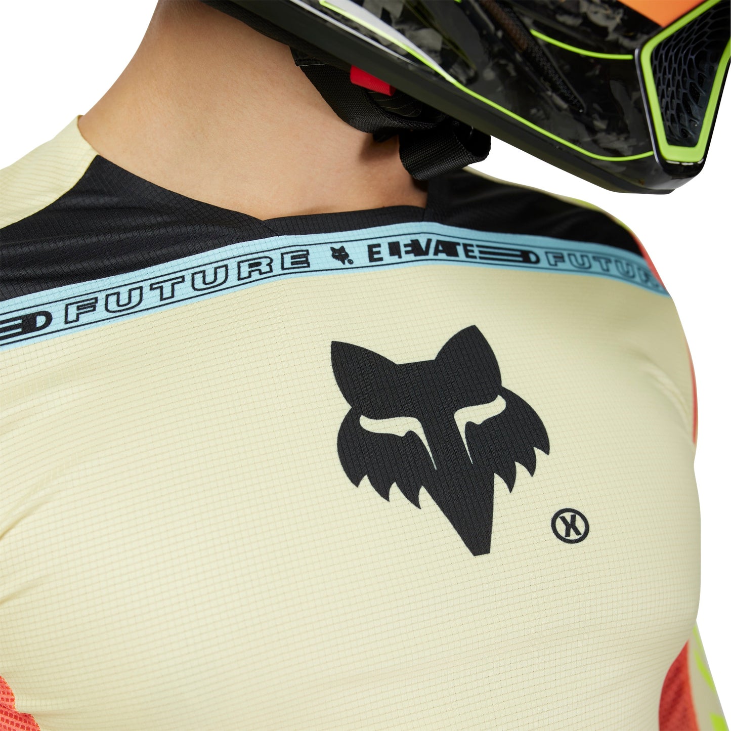 FOX FLEXAIR ELEVATED Langærmet Jersey Gul/Orange 2025